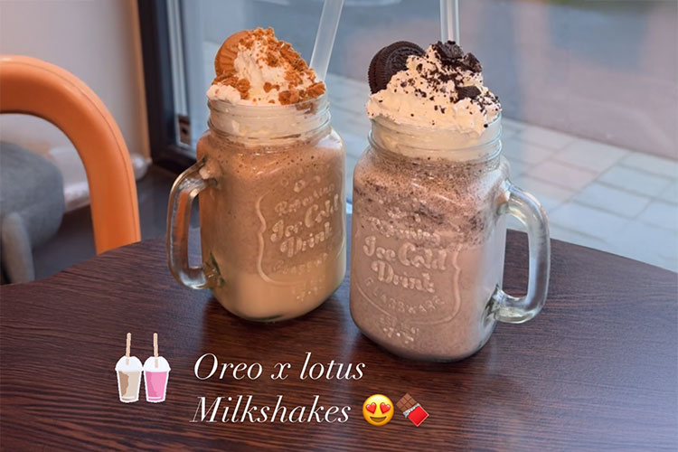 Milkshakes på Gringos Café